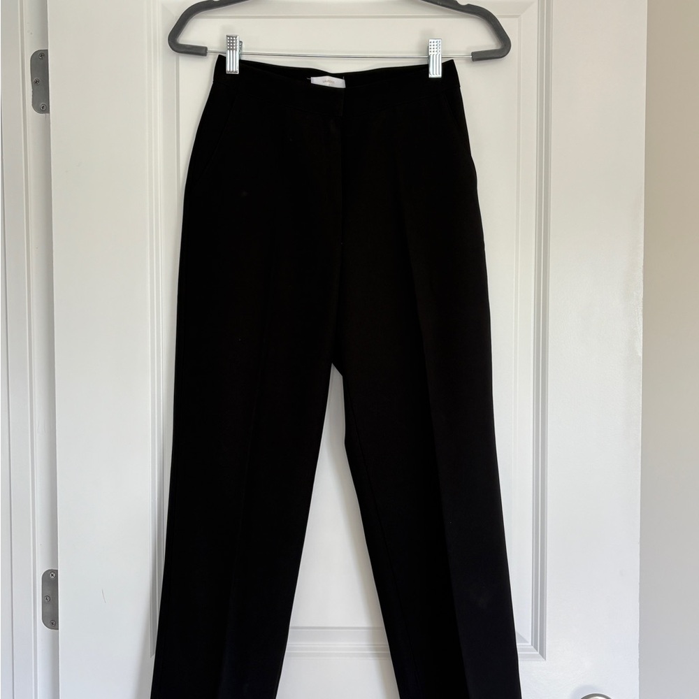 Women's Classic Black Slacks Pants
